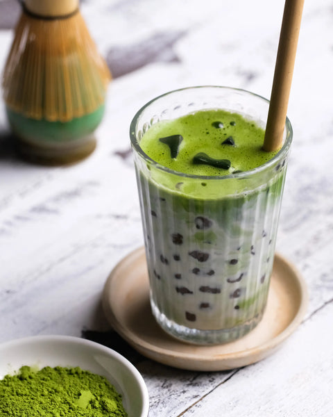 Matcha Boba Latte