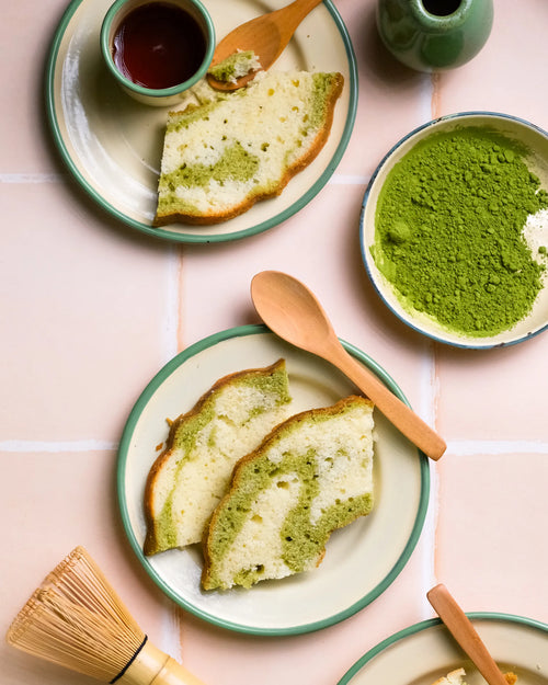 Matcha Marble Pound Cake