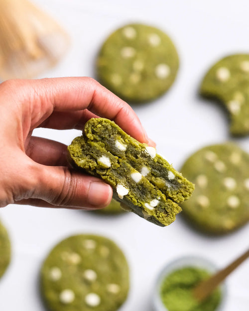 Matcha White Chocolate Chip Cookies