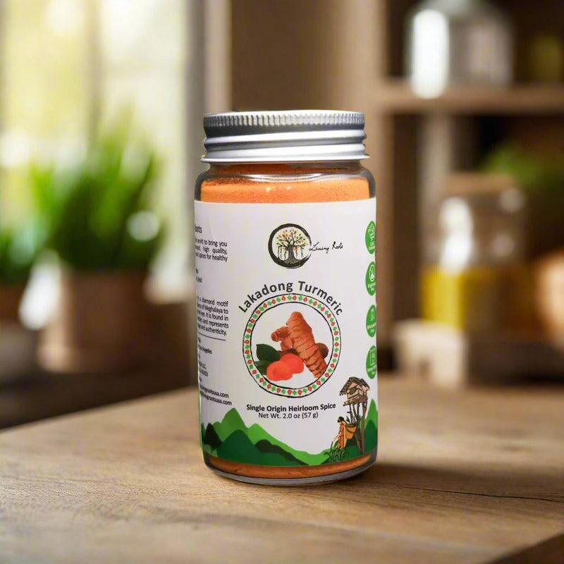 Lakadong Turmeric: Pure Spice with Highest Curcumin (48g)